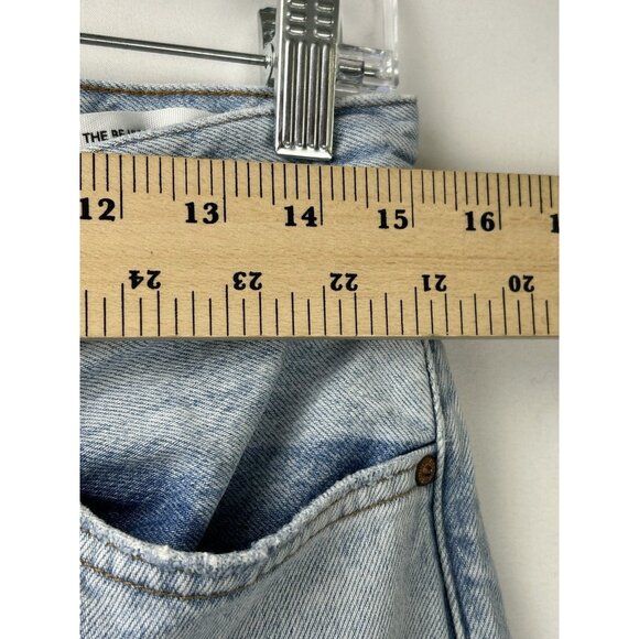 Aritzia DENIM FORUM Women’s Size 28L The BF High Rise Loose Jeans Slim Leg - Picture 4 of 16